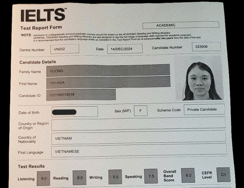Experiencia 9.0 en IELTS Listening con el método de dictado de WELE